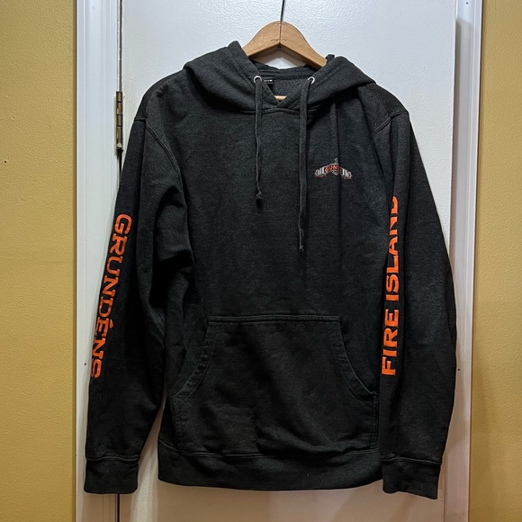 Other - Grundens Fire Island Men’s Dark Gray Hoodie! EUC